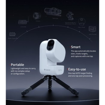 Seestar S50 Pro, transportable et piloté en un geste