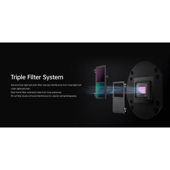 Seestar S50 Pro, filtres anti-UV/IR, double bande et Dark