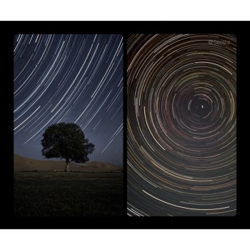 Seestar S50 Pro, photographie de filés d'étoiles