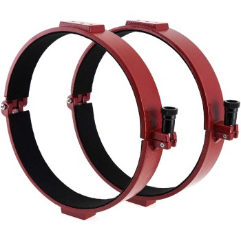 Colliers pour instruments Ø 303mm rouges - TSOptics