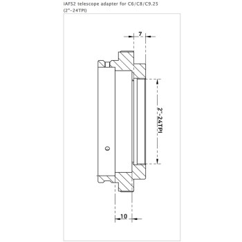 iOptron-Adapter-iAFS2-Celestron-C6-C8-C9-25-Scheme