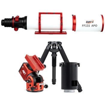 Lunette Astrographe 131/983 quadruplet FF131 sur monture AM7 + PE200 + TC40 - ZWO