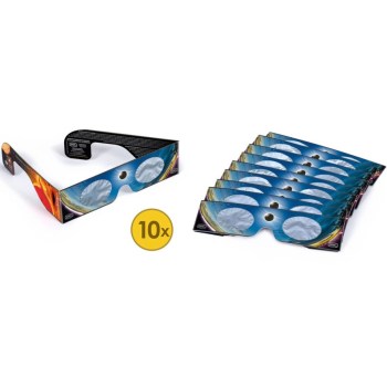 Paire de lunettes solaires ''Eclipse de Soleil''   (10 pièces) OD 5.0 AstroSolar - Baader