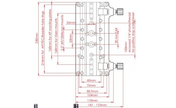 platine-baader-3-pan-eq-type-losmandy-vixen-230-mm