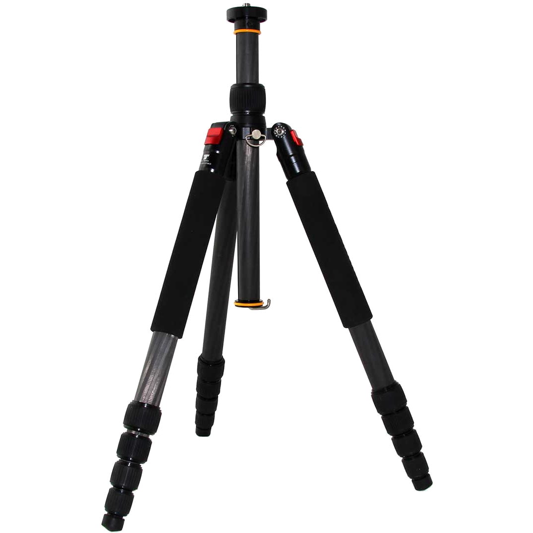 Trépied photo - haut. 120mm à 1560mm - Carbone - TSOptics